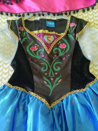 Disfraz Ana Frozen Disney Talla 5-7 años