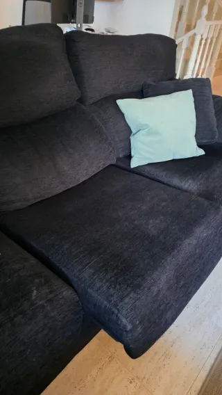 Sofá 3 plazas extraíble y reclinable