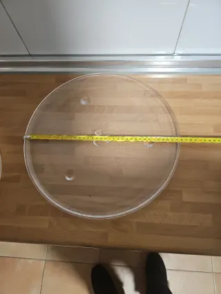 Platos de cristal para microondas varias medidas.