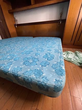 Armadio a ponte + 2 basi imbottite 90