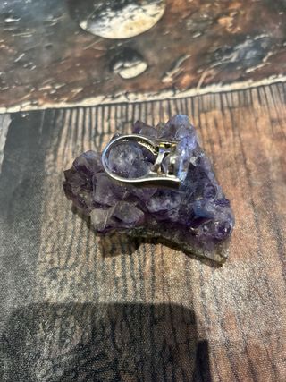 Anillo Plata 925 Piedra cristal tallada,.