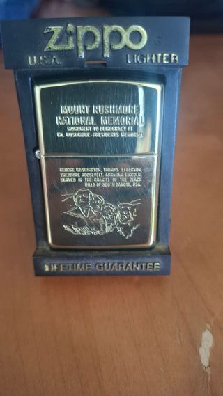 Zippo Mount Rushmore national memorial do ano 1991