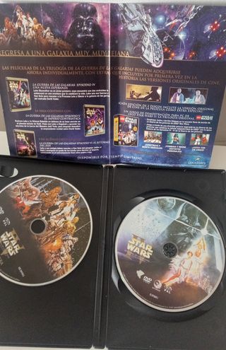 Star Wars DVDs (Partes II, III y IV)