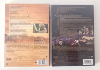 Star Wars DVDs (Partes II, III y IV)