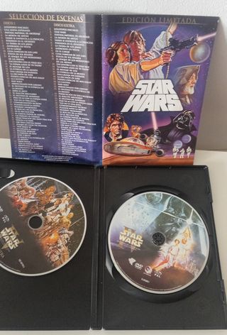 Star Wars DVDs (Partes II, III y IV)