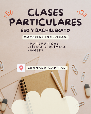 Clases de Matemáticas, Inglés y Física