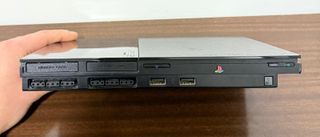 Sony PS2 Slim Console Nera Lucida Completa