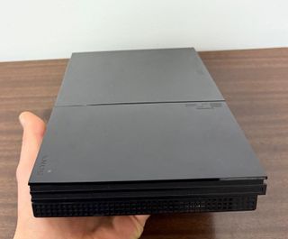 Sony PS2 Slim Console Nera Lucida Completa