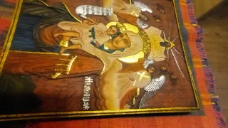 Icono madera Nuestra Señora de los Ángeles