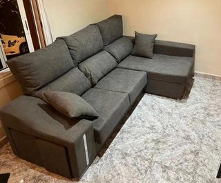 Sofa chaise longue abatible