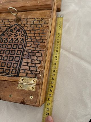 Buzón rústico de madera