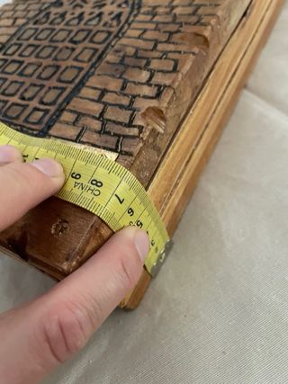 Buzón rústico de madera