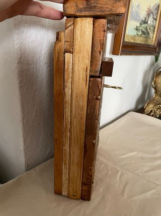 Buzón rústico de madera