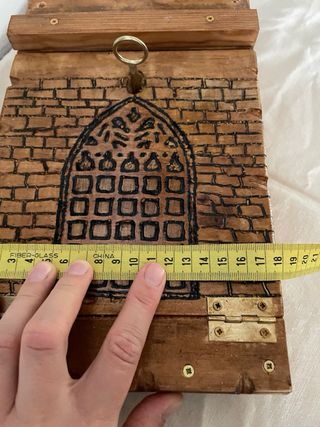 Buzón rústico de madera