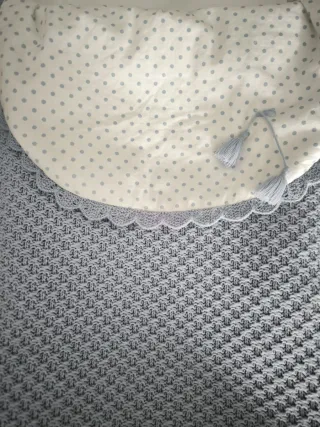 Conjunto colcha punto + saco carrito bebé