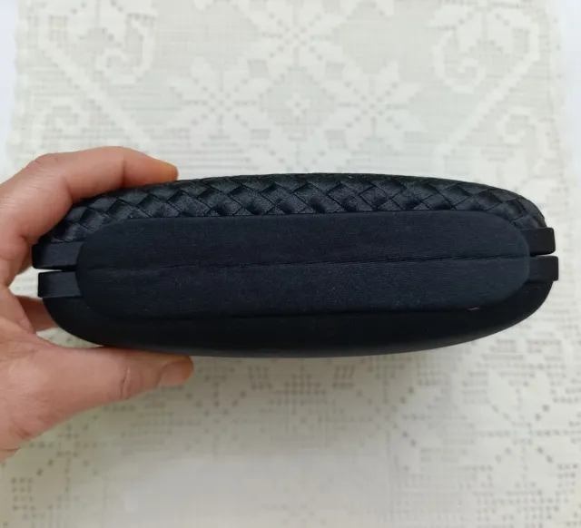 Bolso de fiesta rígido negro