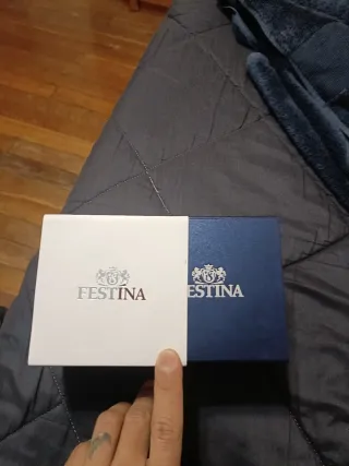 Reloj Festina Negro y Plateado