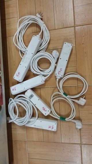 Regletas alargadoras varias medidas