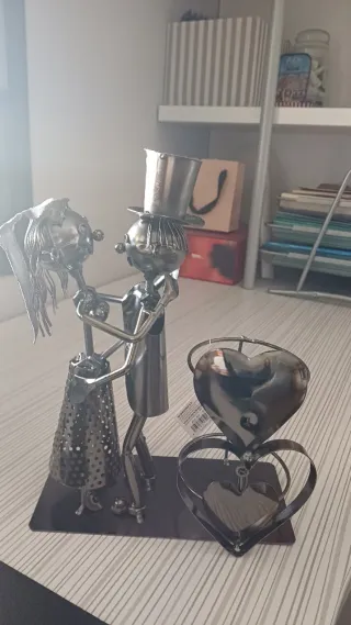 Figura Novios Hierro Bailando