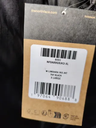 Giacca The North Face Donna Nera/Grigia Limbara