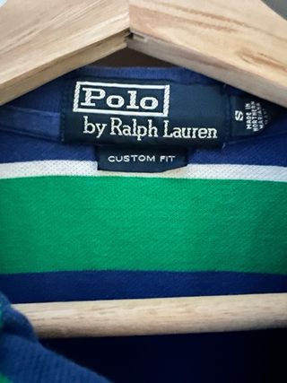 Polo Ralph Lauren Rayas Azul y Verde