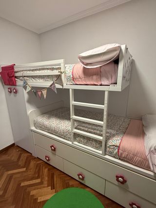 Habitación juvenil 3 camas