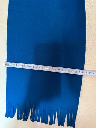 Par de bufandas azules