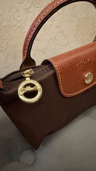 Longchamp XS Castanho