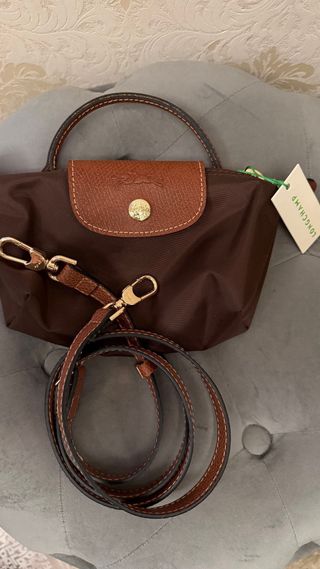 Longchamp XS Castanho