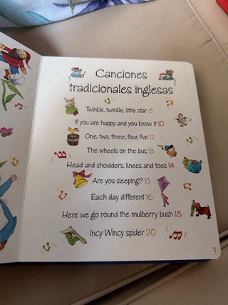 Libro CD Canciones en Inglés Susaeta