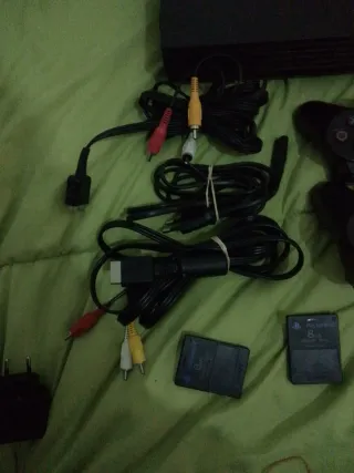 Consola PS2 Negra + 2 Mandos + Juegos