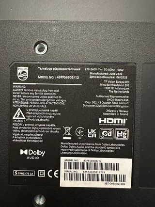 TV Philips 43 pollici