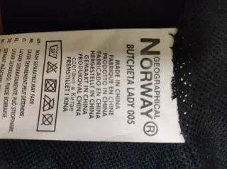 Chaqueta Geographical Norway Negra