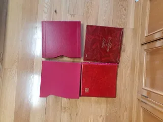 Lote 2 Álbumes Sellos Filabo Edifil. Regalo Hojas.