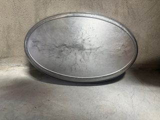 Bandeja horno acero inoxidable ovalada