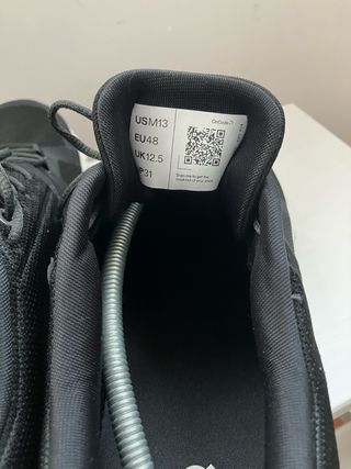 Zapatillas On Cloud Negras Talla 48