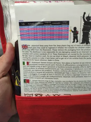 Disfraz infantil con peluca K-pop Tallas 5-6 años