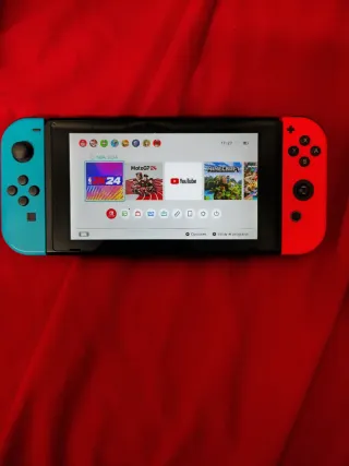Nintendo Switch Azul y Rojo + Juegos