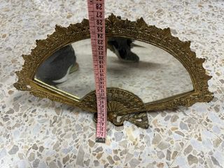 Espejo Vintage Abanico Dorado