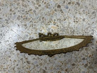 Espejo Vintage Abanico Dorado