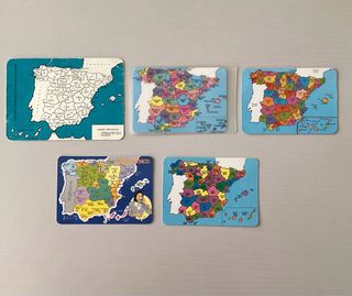 5 Calendarios de bolsillo Mapa España