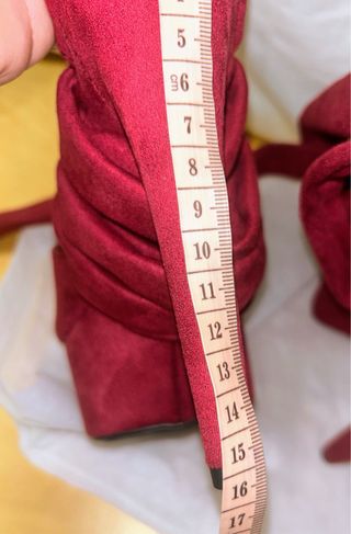 Zapatos Pole Dance Drag Queen Rojo/Morado Talla 40