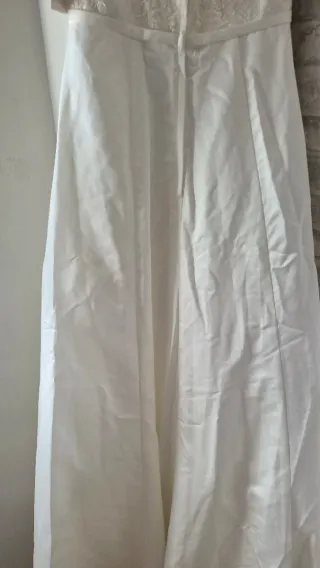 Vestido de Novia T40 Encaje y Satén