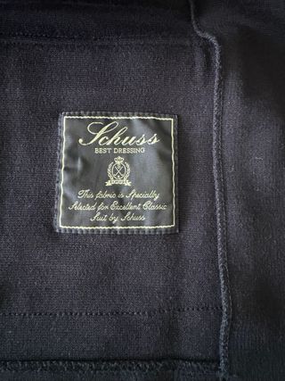 Chaqueta vestir niño Schuss azul marino. Talla 12