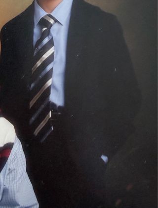 Chaqueta vestir niño Schuss azul marino. Talla 12