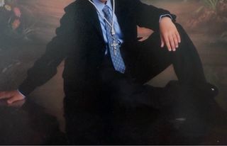 Chaqueta vestir niño Schuss azul marino. Talla 12