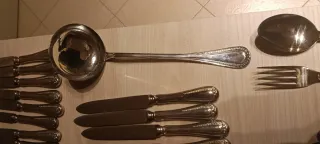 Servizio posate Calegaro placcato argento Nuovo