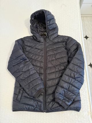 Chaqueta acolchada Hollister negra