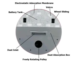 Robot Aspirapolvere Automatico Inteligente Pavimen