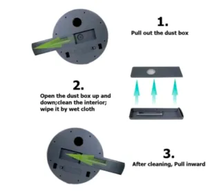 Robot Aspirapolvere Automatico Inteligente Pavimen